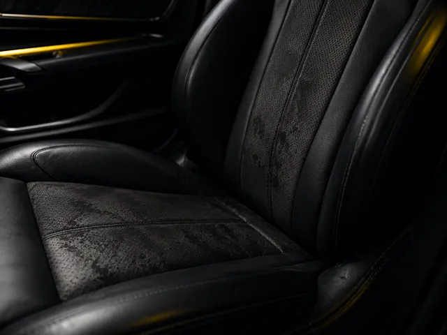 Interior stains on a car surface