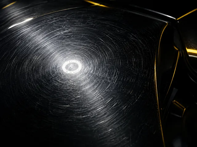 Swirls & scratches on a car surface