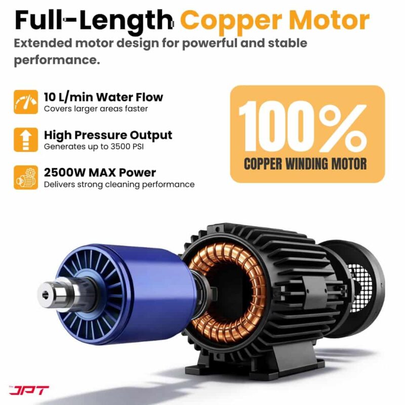 61xwitZll8L._SL1080_ JPT Heavy Duty New 2400W 220BAR F8 Car High Pressure Washer Pump