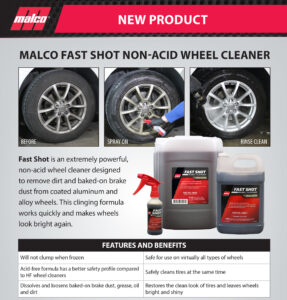 Malco FAST SHOT Wheel & Tire Cleaner NON-ACID 2 Fast Shot Details
