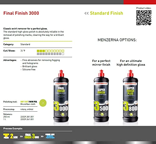 41vhUjDSfwL._SL500 Menzerna SF3000 Super Finish 3000, 32 oz.