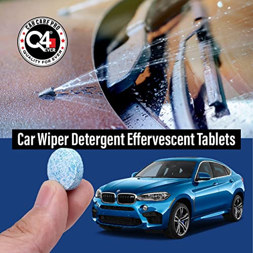 Q4 Ever Car Windshield Cleaning Tablets 50 Pcs | Best Car Glass Cleaner | Car Wiper Detergent