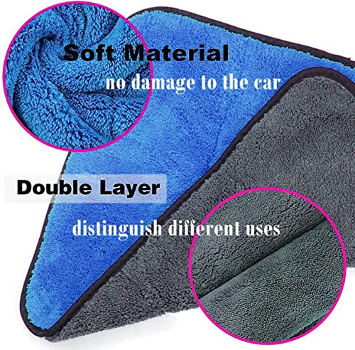 61YyNi1D9AL._SL500 Q4 EVER Microfiber Cleaning Cloth, 40x40cm, 600 GSM, Multicolor for Super Cleanliness
