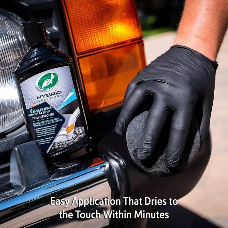Turtle Wax Hybrid Solutions Graphene Acrylic Trim Restorer - for Faded & Dull Car Trims & Plastic