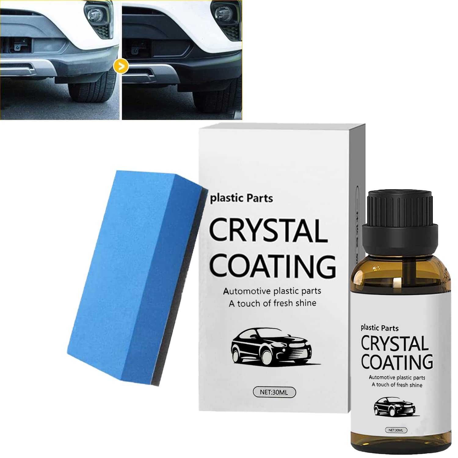 BRAINLE Plastic Restorer Agent for Bikes and Car
