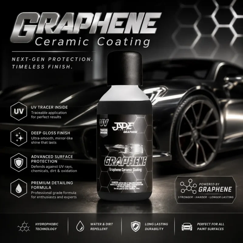 Puris JADE Graphene Ceramic Coating 60ml – 10H 5-Year Car Paint Protection with UV Trac